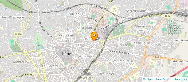 localisation de l'entreprise MONSIEUR ABDELLAH SAHRAOUY  NIMES