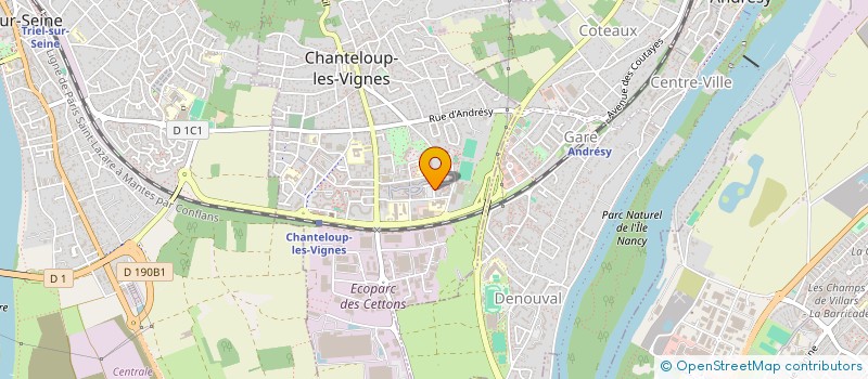 localisation de l'entreprise MONSIEUR ABDELLAH SALIM  CHANTELOUP-LES-VIGNES