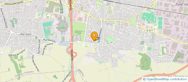 localisation de l'entreprise MONSIEUR ABDELLAH TAHANOUT  MEYZIEU