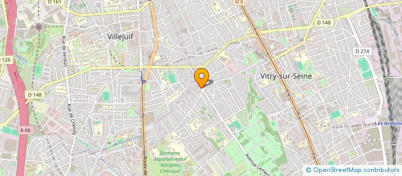 localisation de l'entreprise MONSIEUR ABDELLAH TAKOUCHE à VITRY-SUR-SEINE