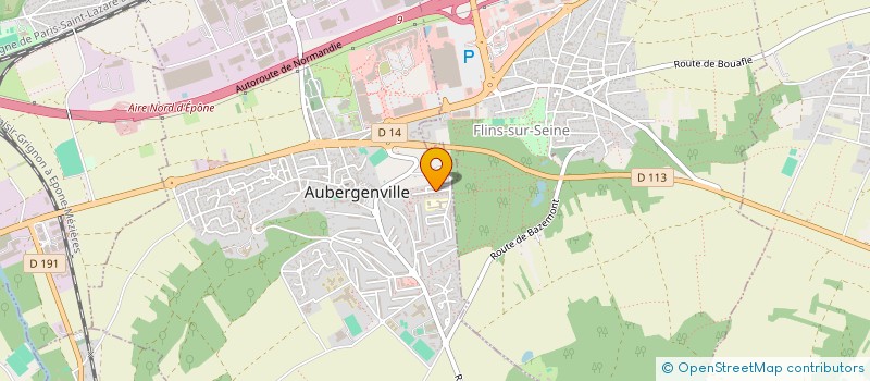 localisation de l'entreprise MONSIEUR ABDELLAH TALBI  AUBERGENVILLE