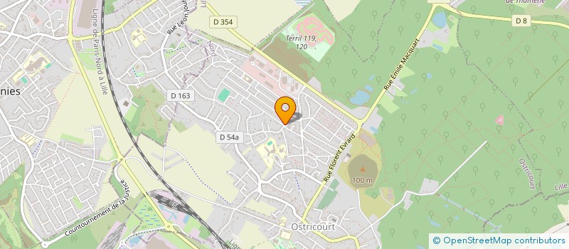 localisation de l'entreprise MONSIEUR ABDELLAH ZADJAOUI  OSTRICOURT