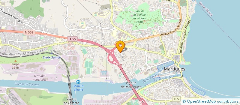 localisation de l'entreprise MONSIEUR ABDELLAH ZERBOUH à MARTIGUES