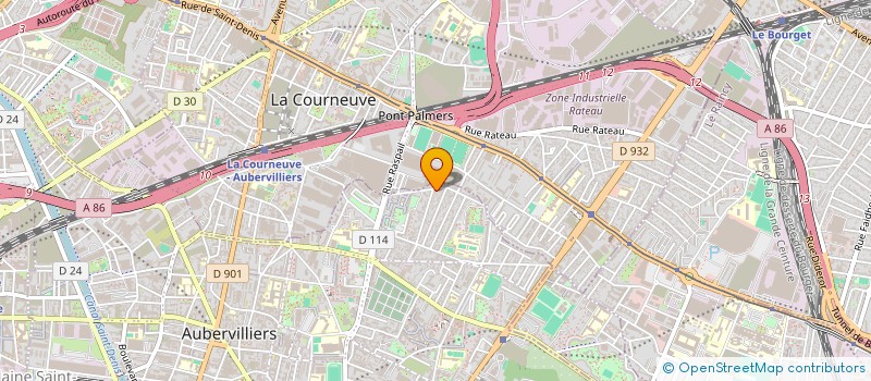 localisation de l'entreprise MONSIEUR ABDELLAH ZEROUALI à AUBERVILLIERS