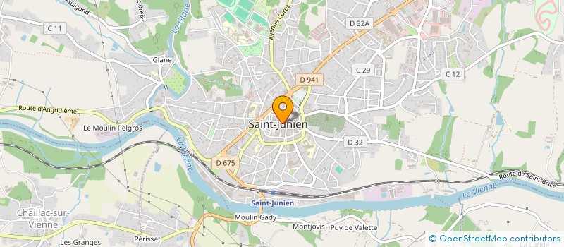 localisation de l'entreprise MONSIEUR ABDELLAHI MOULAY DRISS  SAINT JUNIEN