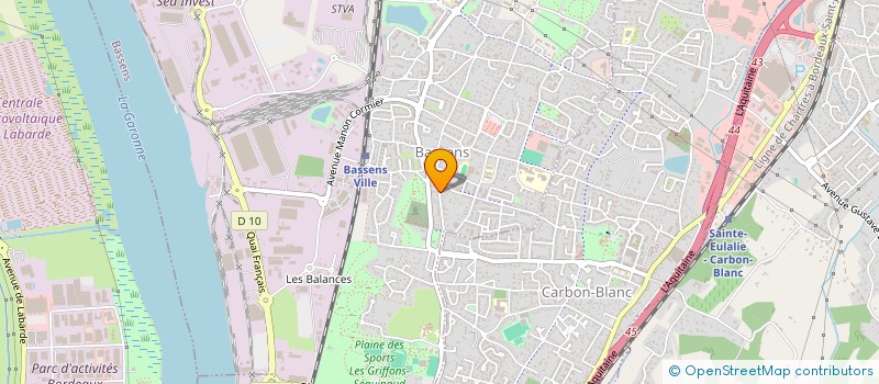 localisation de l'entreprise MONSIEUR ABDELLAHMANE BENZAID  BASSENS