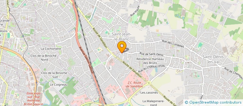 localisation de l'entreprise MONSIEUR ABDELLALI ATTACH à SAINT-JEAN-LE-BLANC