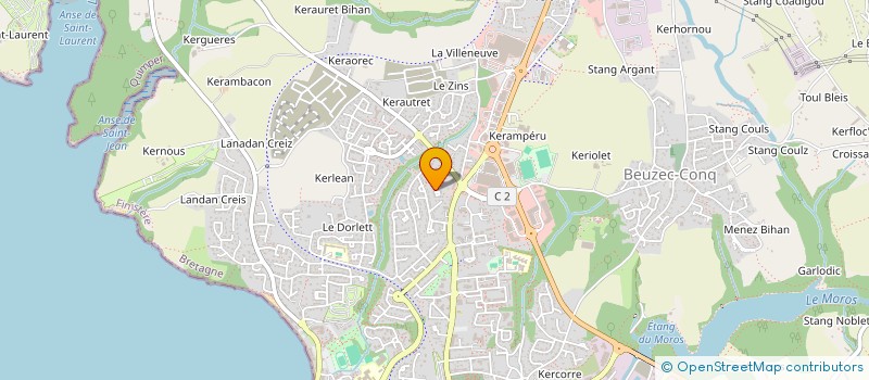 localisation de l'entreprise MONSIEUR ABDELLATIF BAIDA  CONCARNEAU