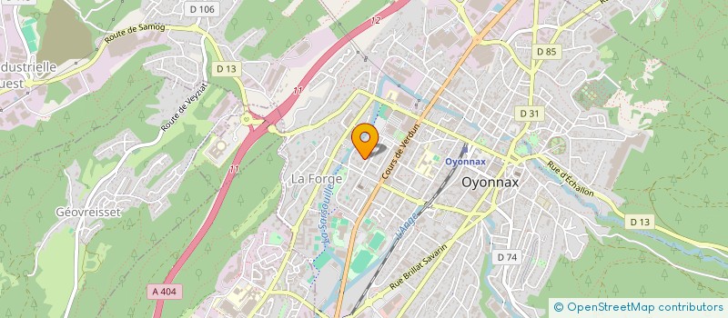 localisation de l'entreprise MONSIEUR ABDELLATIF BELBACHIR à OYONNAX