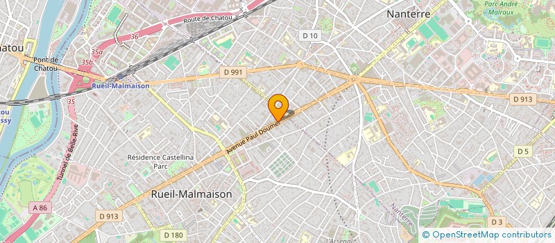 localisation de l'entreprise MONSIEUR ABDELLATIF BEN AMAR à RUEIL-MALMAISON