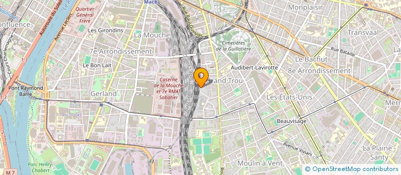 localisation de l'entreprise MONSIEUR ABDELLATIF BENBAHA  LYON