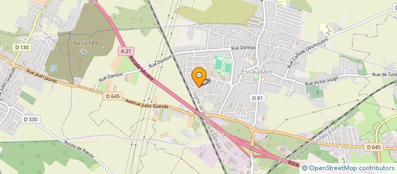 localisation de l'entreprise MONSIEUR ABDELLATIF BENGHANEM  ESCAUDAIN