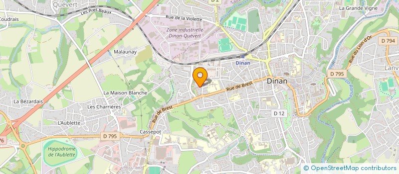 localisation de l'entreprise MONSIEUR ABDELLATIF BENNIS à DINAN