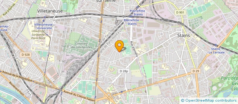 localisation de l'entreprise MONSIEUR ABDELLATIF BENSAID à PIERREFITTE-SUR-SEINE