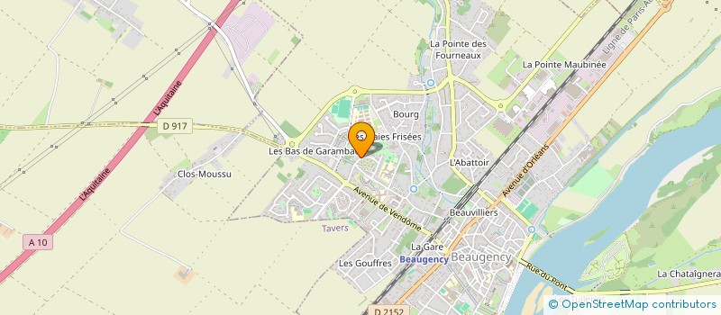 localisation de l'entreprise MONSIEUR ABDELLATIF BENYAKHLAF  BEAUGENCY