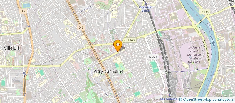 localisation de l'entreprise MONSIEUR ABDELLATIF BOUAITE à VITRY-SUR-SEINE