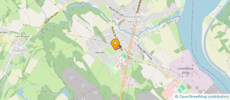 localisation de l'entreprise MONSIEUR ABDELLATIF BOUJEMT  MONTALIEU-VERCIEU