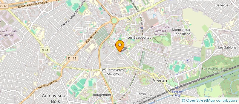 localisation de l'entreprise MONSIEUR ABDELLATIF BOUOUD à SEVRAN