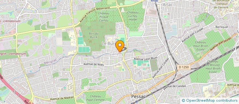 localisation de l'entreprise MONSIEUR ABDELLATIF BOUSSAI  MERIGNAC