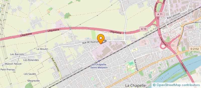 localisation de l'entreprise MONSIEUR ABDELLATIF BOUZAROUATA à LA CHAPELLE-SAINT-MESMIN