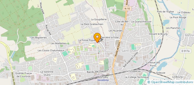 localisation de l'entreprise MONSIEUR ABDELLATIF CHEBBI  VENDOME