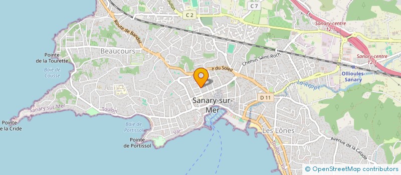 localisation de l'entreprise MONSIEUR ABDELLATIF CHIHAI à SANARY SUR MER