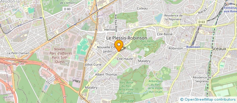 localisation de l'entreprise MONSIEUR ABDELLATIF EL HILALI à LE PLESSIS-ROBINSON