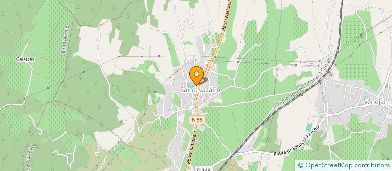 localisation de l'entreprise MONSIEUR ABDELLATIF EL KADDOURI  BAGNOLS-SUR-CEZE