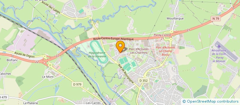 localisation de l'entreprise MONSIEUR ABDELLATIF EL OUAFI  PARAY-LE-MONIAL