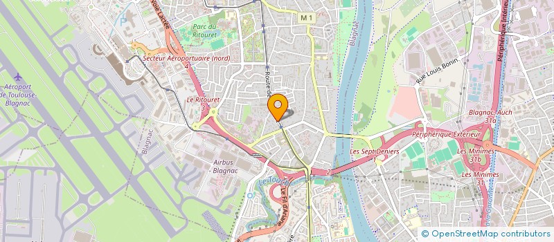 localisation de l'entreprise MONSIEUR ABDELLATIF FATHALLAH  BEAUZELLE