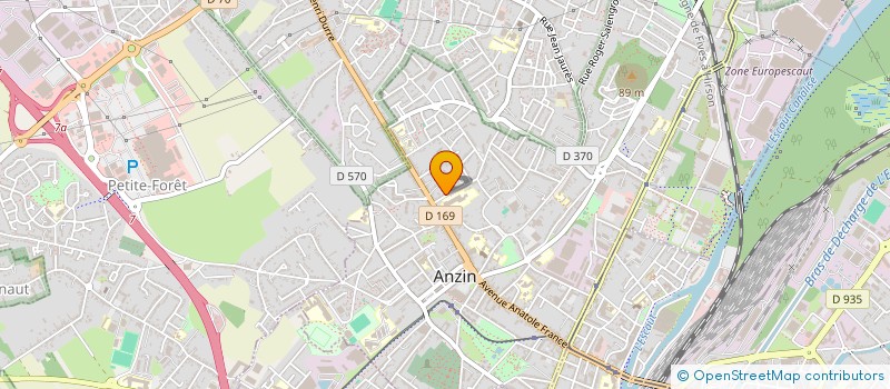 localisation de l'entreprise MONSIEUR ABDELLATIF GOURBA  ANZIN