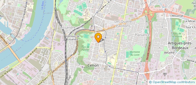 localisation de l'entreprise MONSIEUR ABDELLATIF JNAHI  CENON