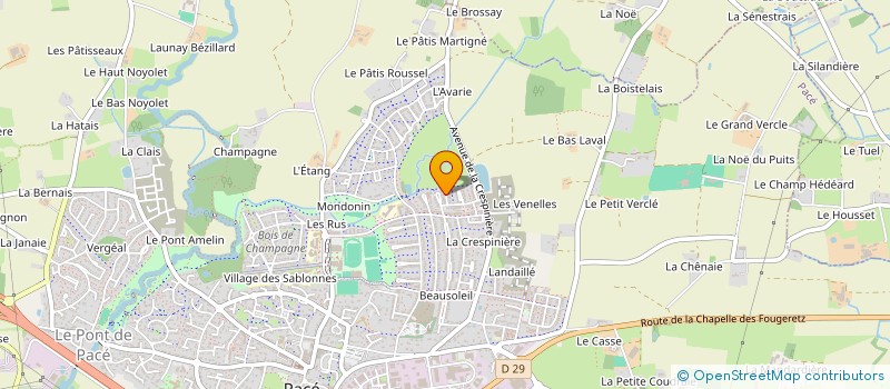 localisation de l'entreprise MONSIEUR ABDELLATIF KASLI  PACE