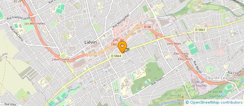 localisation de l'entreprise MONSIEUR ABDELLATIF MAGHOUCH  LIEVIN