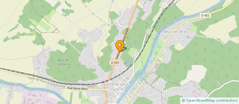 localisation de l'entreprise MONSIEUR ABDELLATIF MARSAOUI à LA FERTE-SOUS-JOUARRE