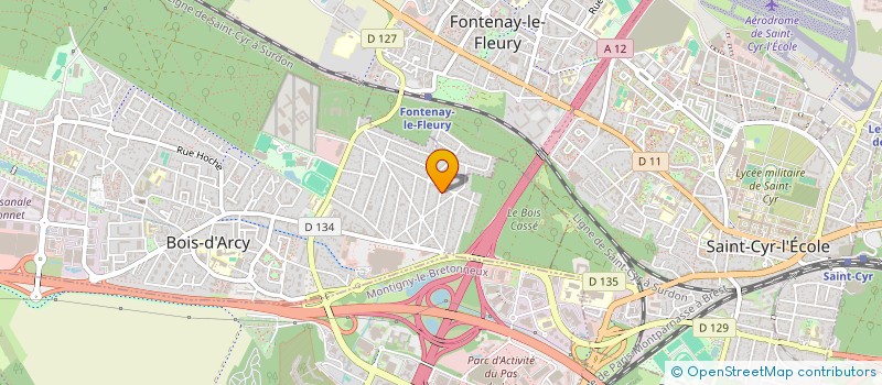 localisation de l'entreprise MONSIEUR ABDELLATIF MNASRI  BOIS-D'ARCY