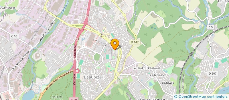 localisation de l'entreprise MONSIEUR ABDELLATIF NAIB à LIMOGES