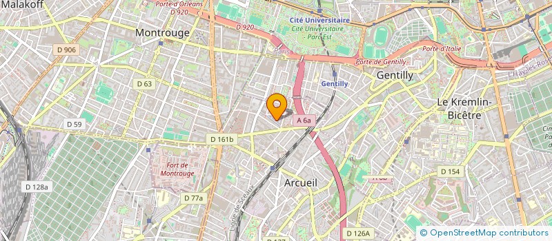 localisation de l'entreprise MONSIEUR ABDELLATIF NASSRI  ARCUEIL