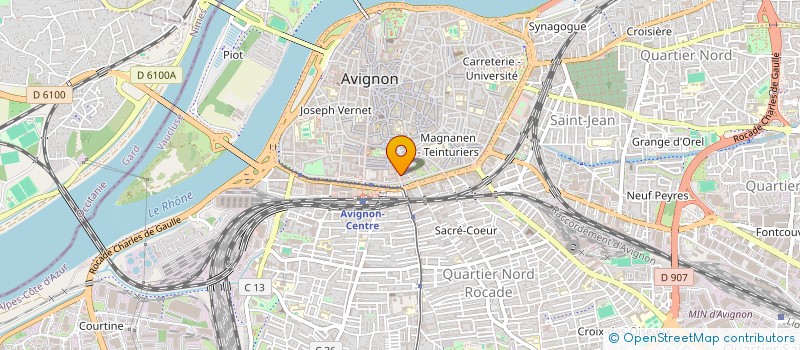 localisation de l'entreprise MONSIEUR ABDELLATIF NOURI  AVIGNON