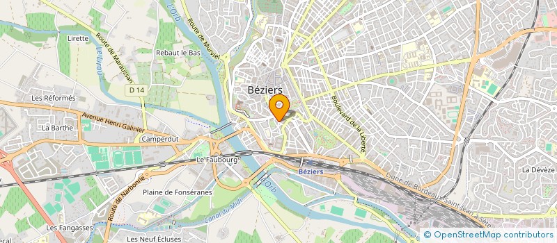 localisation de l'entreprise MONSIEUR ABDELLATIF OUASSINE EL HAIMAR  BEZIERS