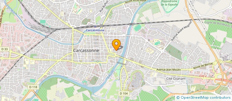 localisation de l'entreprise MONSIEUR ABDELLATIF RHRIB  CARCASSONNE