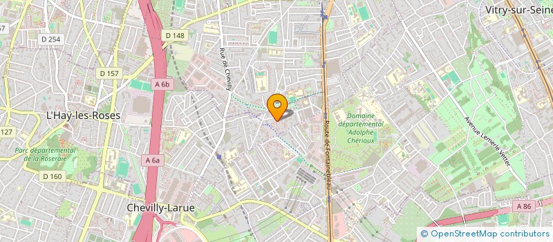 localisation de l'entreprise MONSIEUR ABDELLATIF SAADEDDINE  L'HAY-LES-ROSES