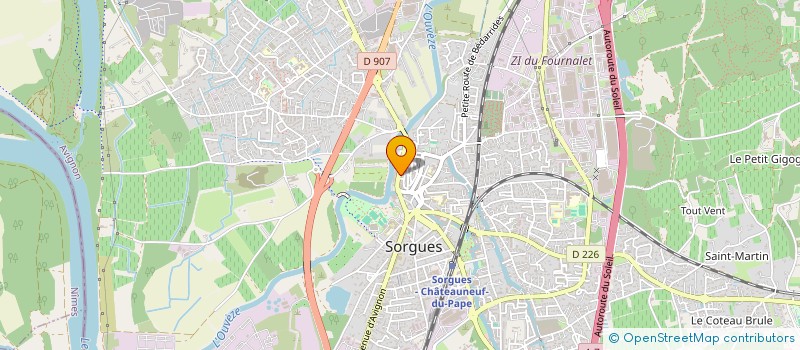 localisation de l'entreprise MONSIEUR ABDELLATIF SABRI  SORGUES