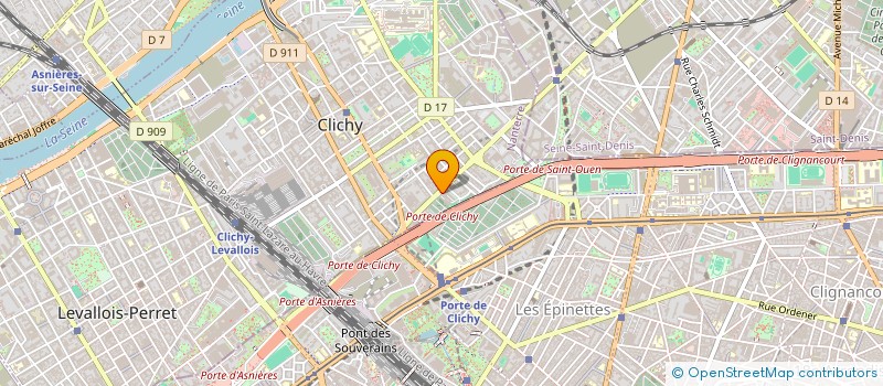 localisation de l'entreprise MONSIEUR ABDELLATIF SAJID à CLICHY