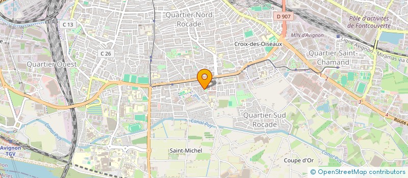 localisation de l'entreprise MONSIEUR ABDELLATIF SAKET  AVIGNON