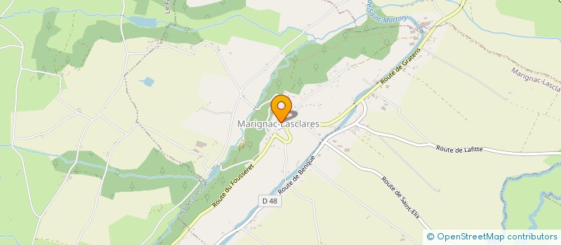 localisation de l'entreprise MONSIEUR ABDELLATIF TALEB  MARIGNAC-LASCLARES