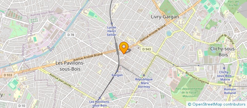 localisation de l'entreprise MONSIEUR ABDELLATIF TANFOUS  LES PAVILLONS-SOUS-BOIS