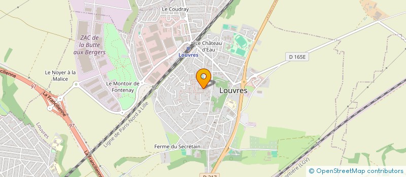 localisation de l'entreprise MONSIEUR ABDELLATIF ZAOUI  LOUVRES