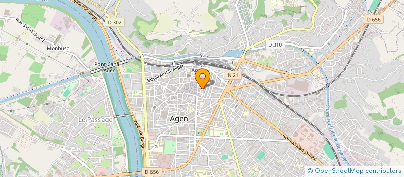 localisation de l'entreprise MONSIEUR ABDELLAZIZ ACHOURI  AGEN