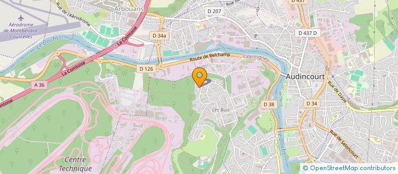 localisation de l'entreprise MONSIEUR ABDELLAZIZ AMARI  VALENTIGNEY